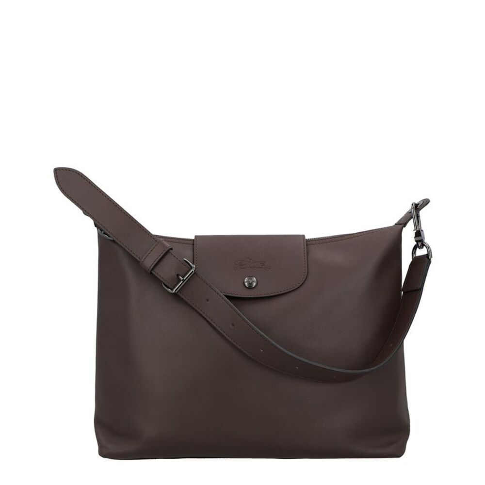 Longchamp Le Pliage Xtra Medium Leather Hobo, Brown